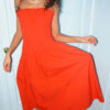 Red Velvet Bow Dress